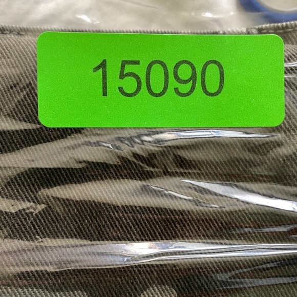 Zara Trafaluc Women's Denim Camouflage Skinny Jeans 8 Studded Accents Stretch - Picture 16 of 16